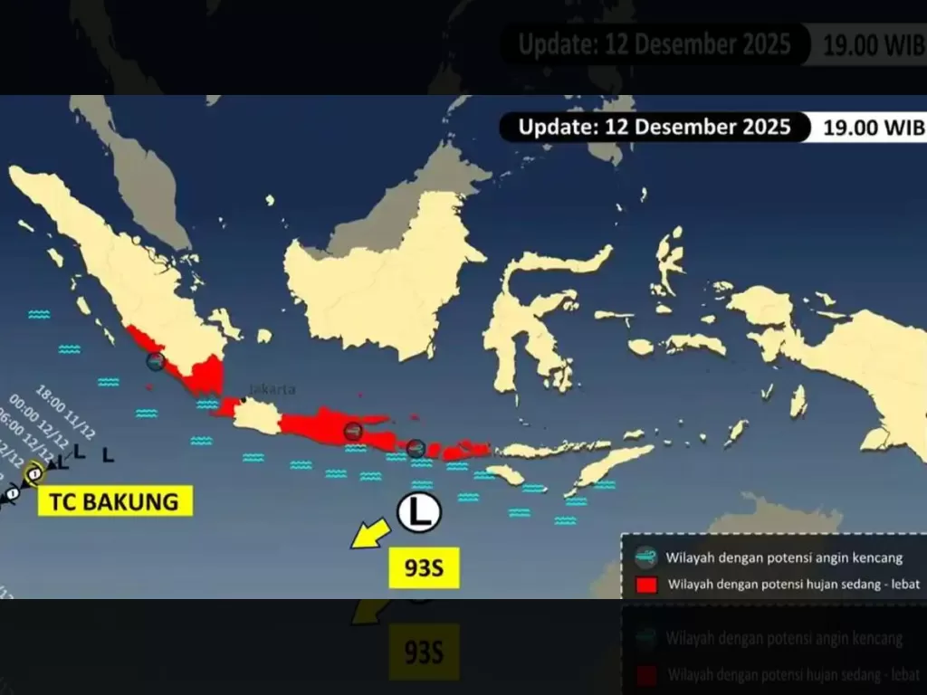 Waspada! 11 Daerah Rawan Siklon Tropis Desember 2025, BMKG: Hujan Deras & Angin Kencang!
